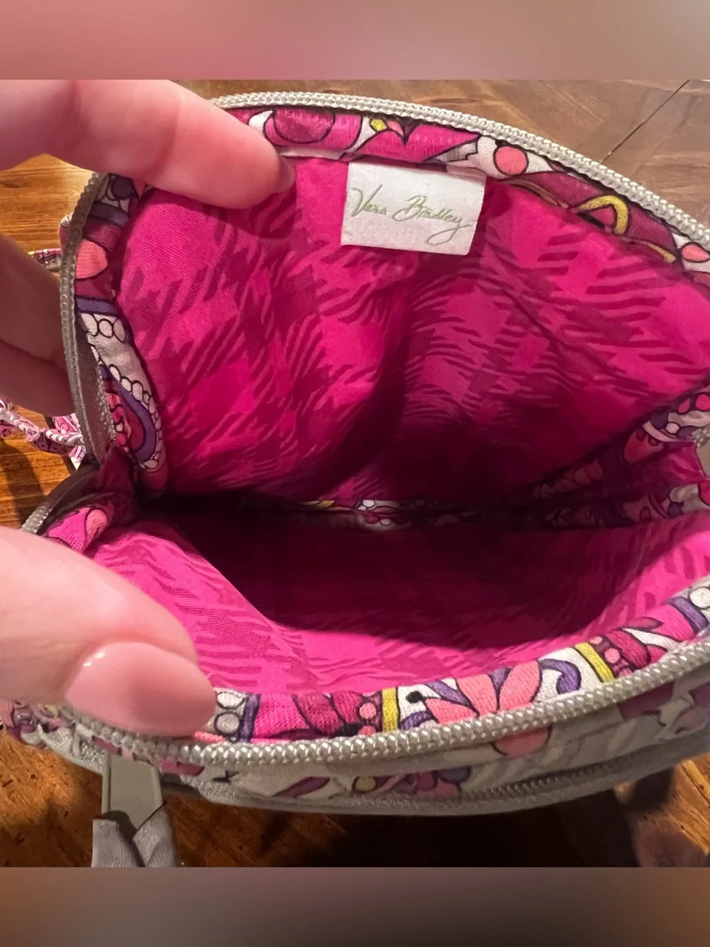 Vera Bradley Mini Hipster Crossbody Bag Retired Pattern Paisley Meets Plaid